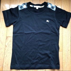 Burberry Kids Tee Black 10Y (140 cm) EUC